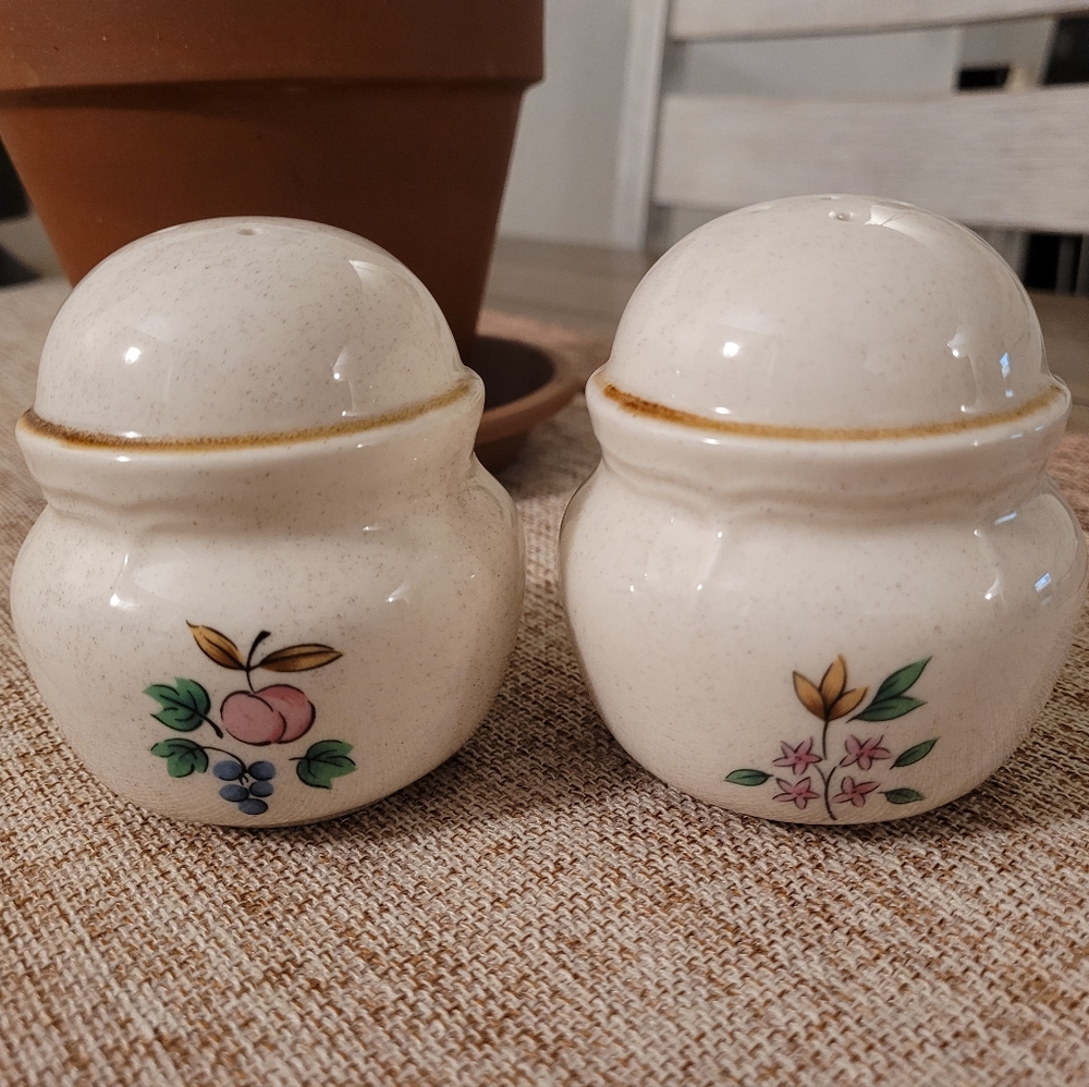 Heartland by International China salt & pepper shakers